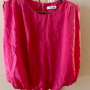 DO+BE Sleeveless Fuchsia Blouse - Size Small